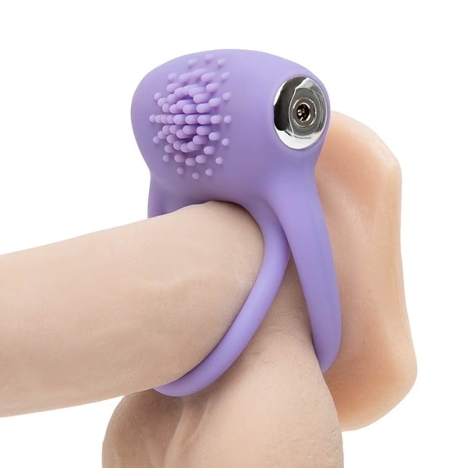 Lovehoney Share Recharge Vibrating Love Ring Purple 8809258 - Image 2