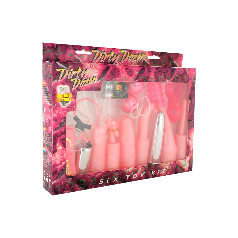 Dirty Dozen Sex Toy Kit Pink - Image 3