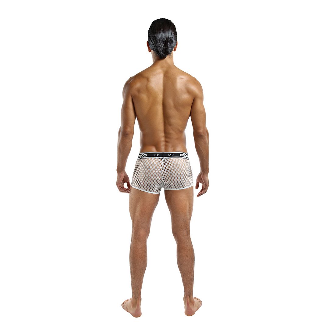 Male Power Peep Show Mini Short White - Image 3