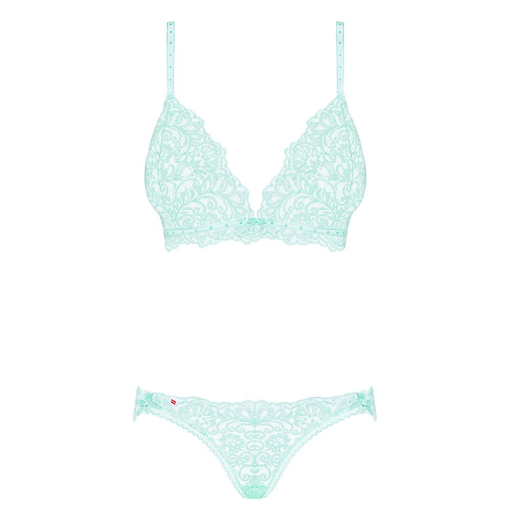 Obsessive Delicanta Set Mint Bra And Panties - Image 3