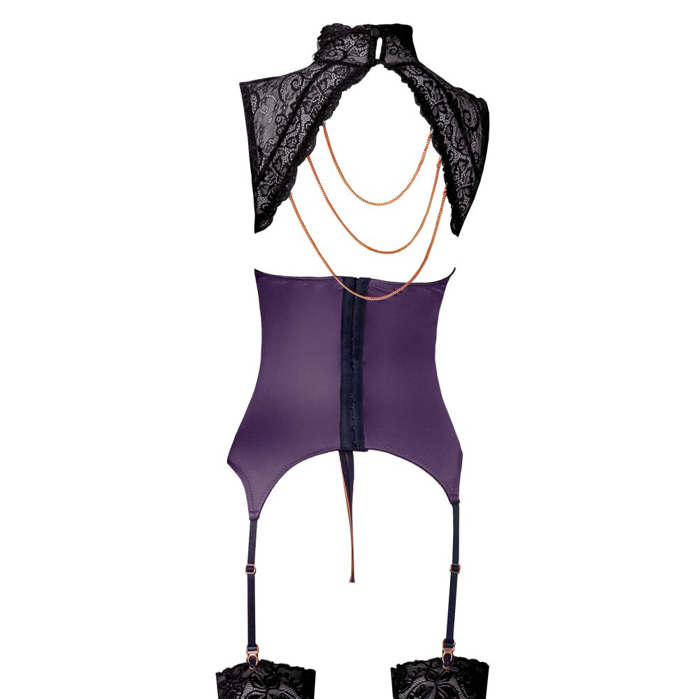 Abierta Fina Basque and Crotchless Set Chains - Image 2