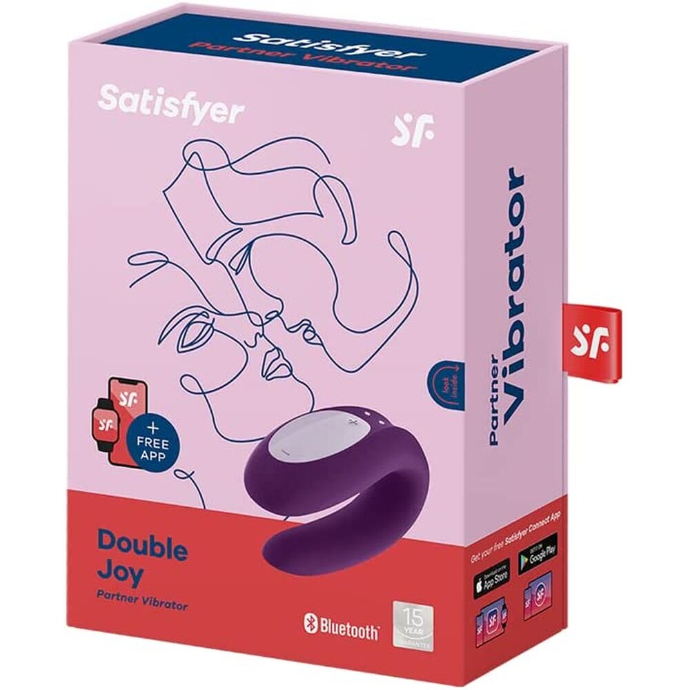 Satisfyer App Enabled Double Joy Lilac - Image 4