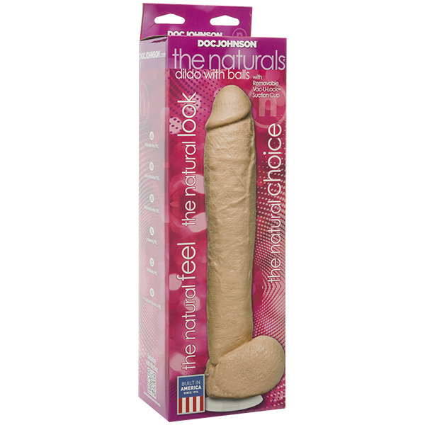 The Naturals 12 Inch Dong With Balls - Image 3