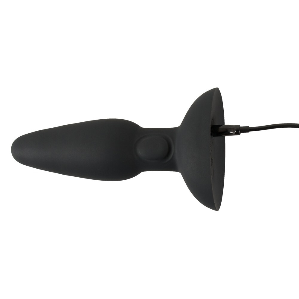 Black Velvet Thumping Anus Butt Plug - Image 2