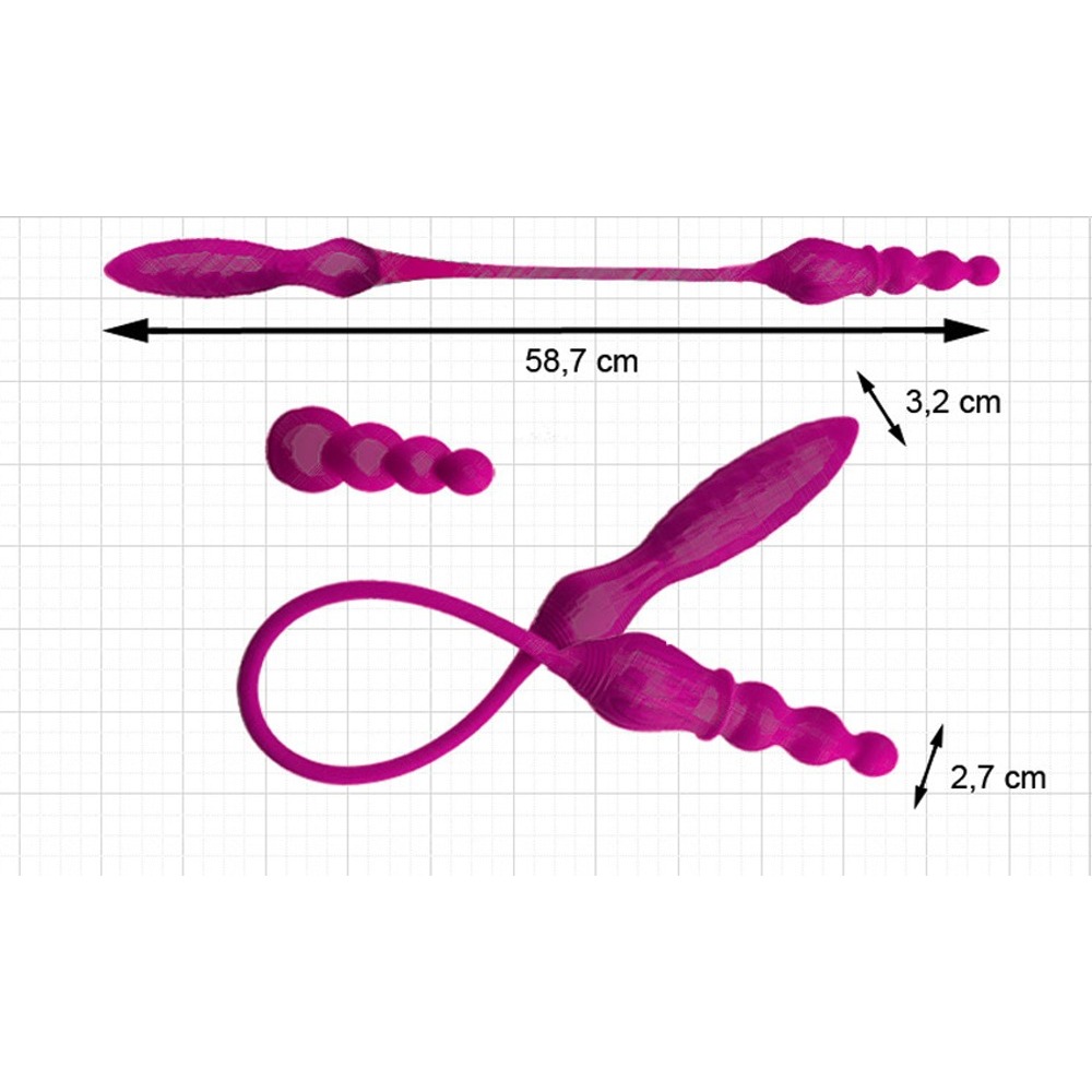 Adrien Lastic Remote Controlled 2X Double Ended Vibrator - Image 3