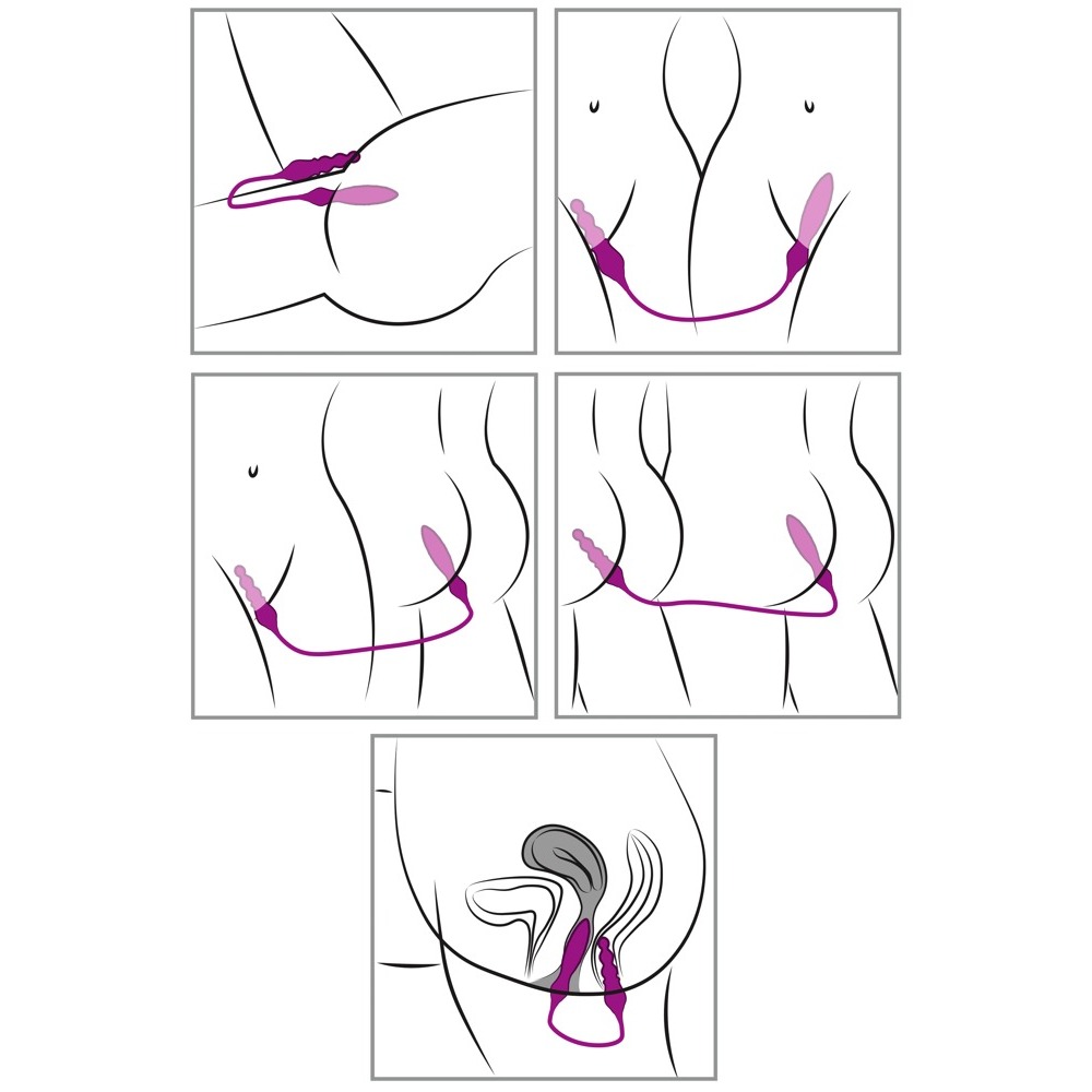Adrien Lastic Remote Controlled 2X Double Ended Vibrator - Image 4