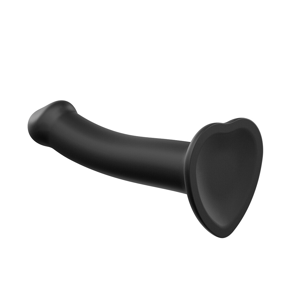 Strap On Me Silicone Dual Density Bendable Dildo Large Black - Image 2