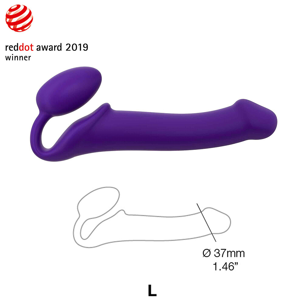 Strap On Me Silicone Bendable Strapless Strap On Large Purple - Image 3