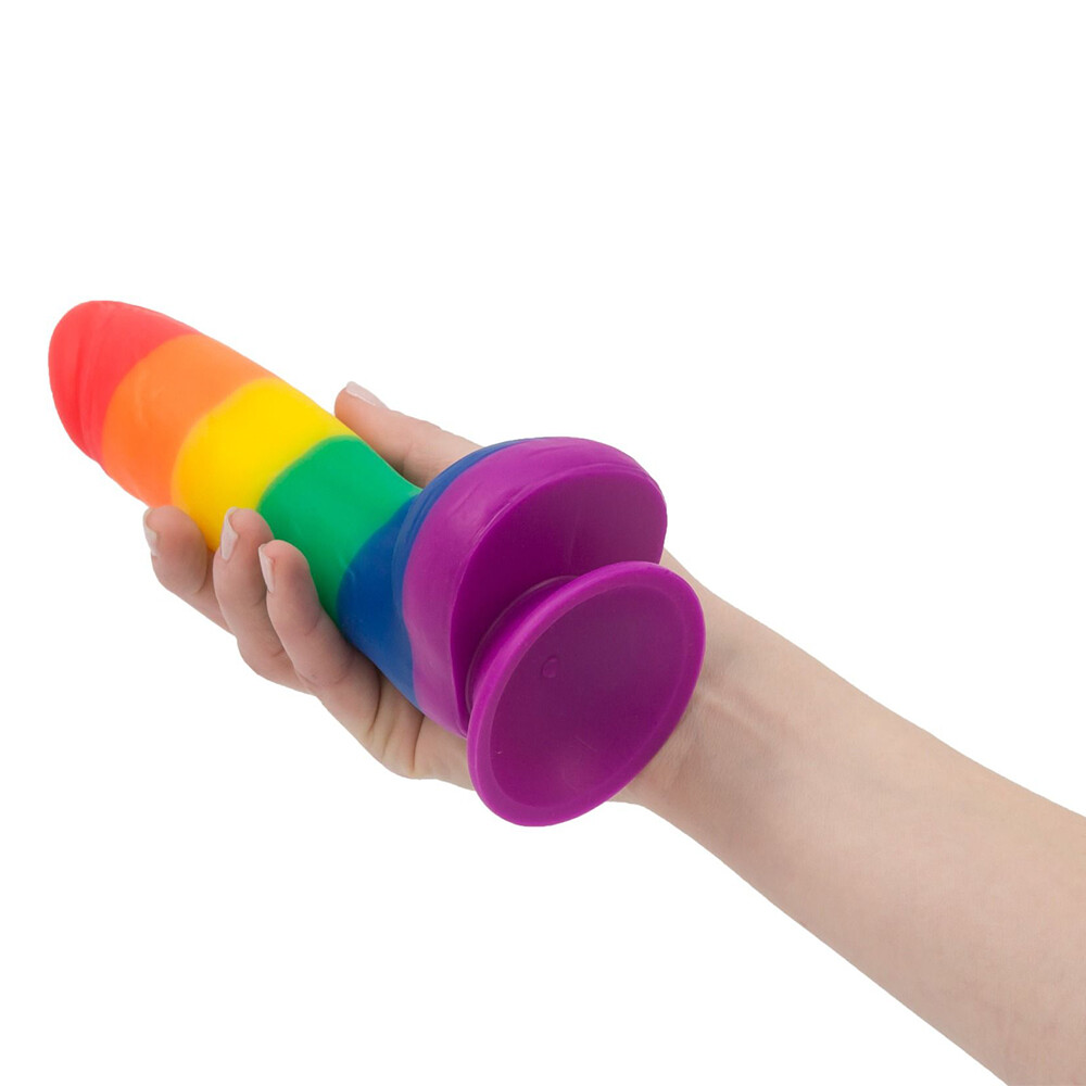 Addiction Justin 8 Inch Rainbow Dildo - Image 2