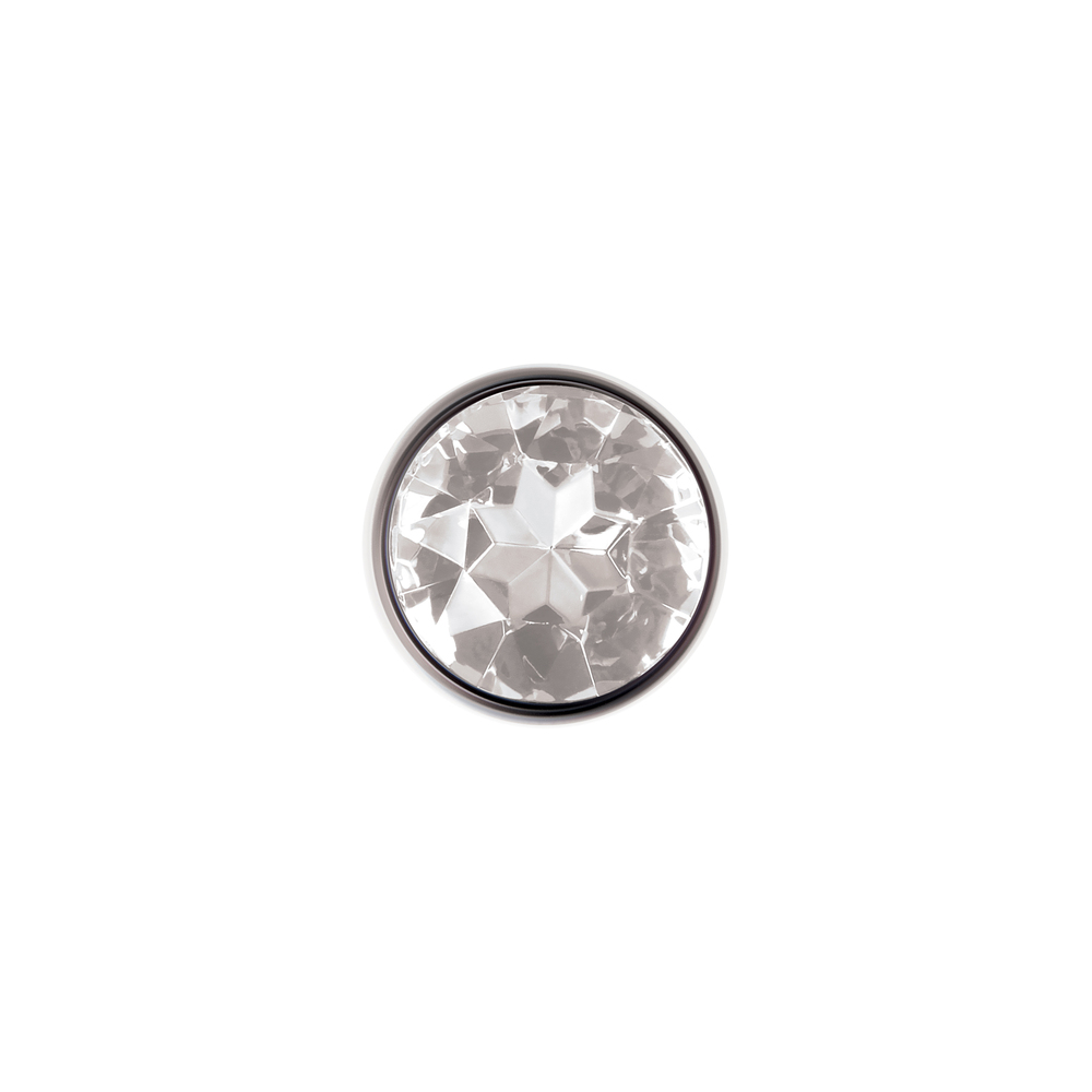 Adam And Eve Clear Gem Anal Plug Large - Image 3