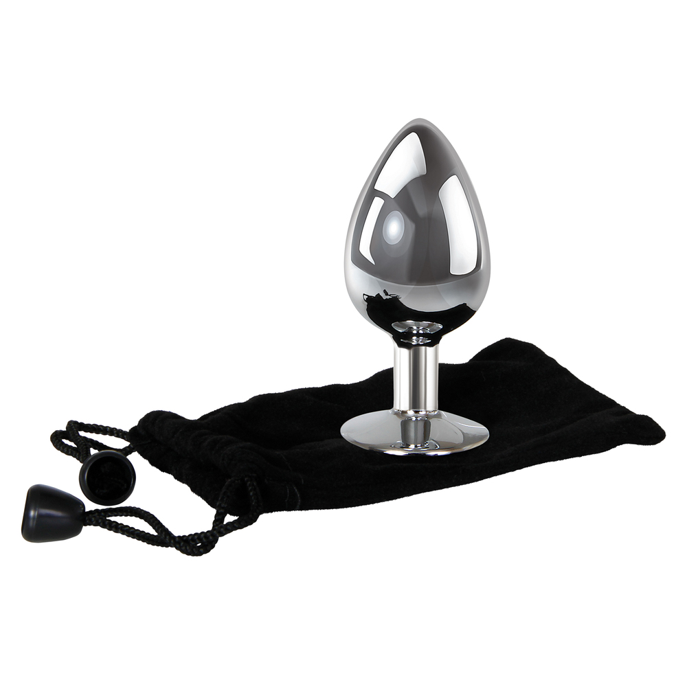 Adam And Eve Clear Gem Anal Plug Large - Image 4