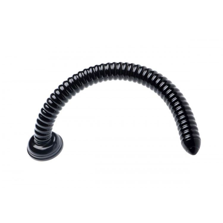 XR Hosed 19 Inch Ribbed Anal Snake Dildo - Image 3
