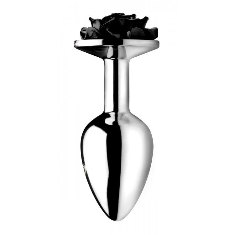 XR Booty Sparks Black Rose Anal Plug Large - Image 2