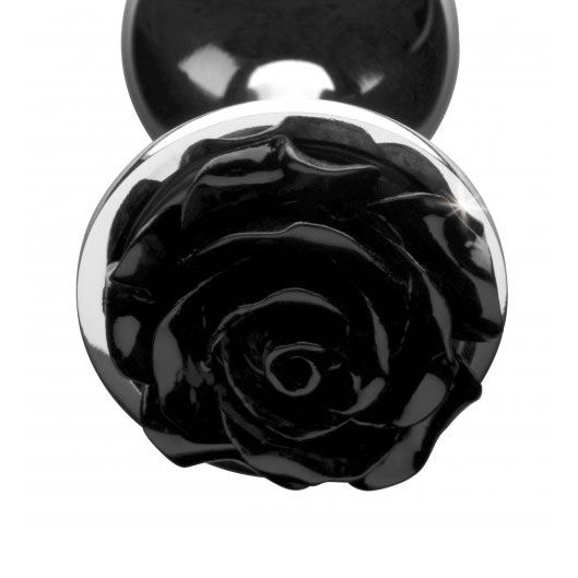 XR Booty Sparks Black Rose Anal Plug Large - Image 3