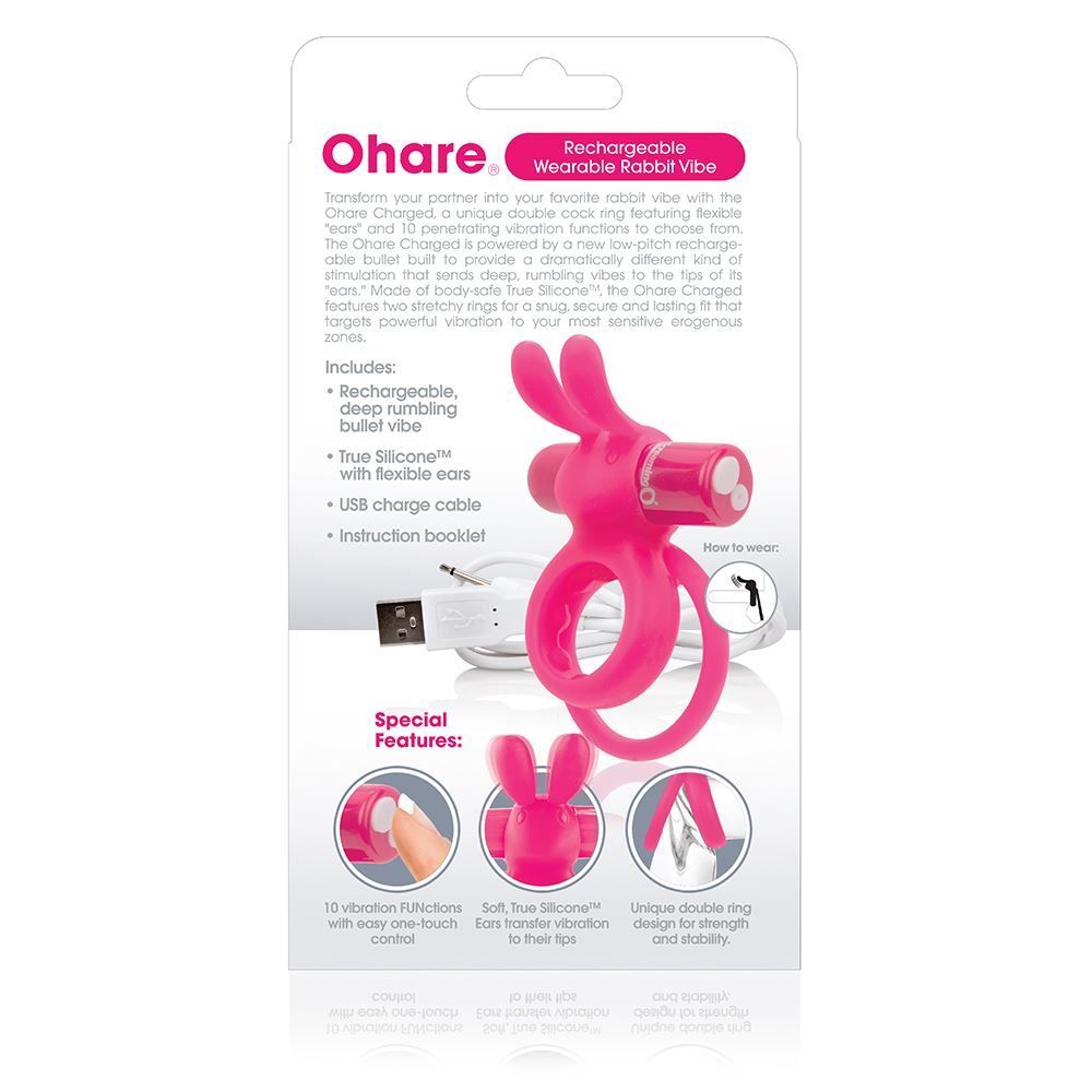 Screaming O O Hare Rechargeable Rabbit Cock Ring - Image 4