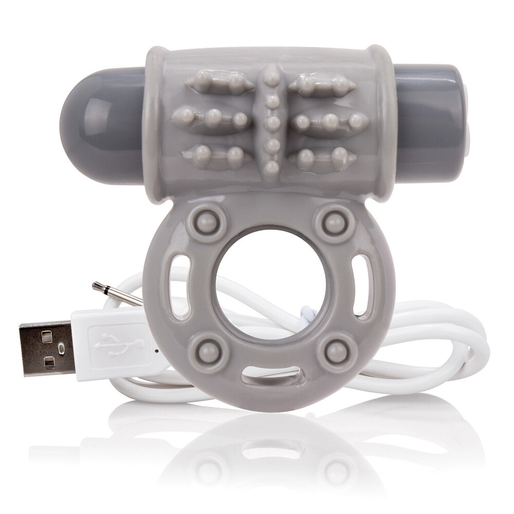 Screaming O Charged OWow Grey Vibrating Cock Ring