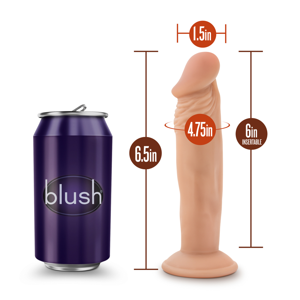 Dr Skin Dr Small 6 Inch Flesh Dildo - Image 3