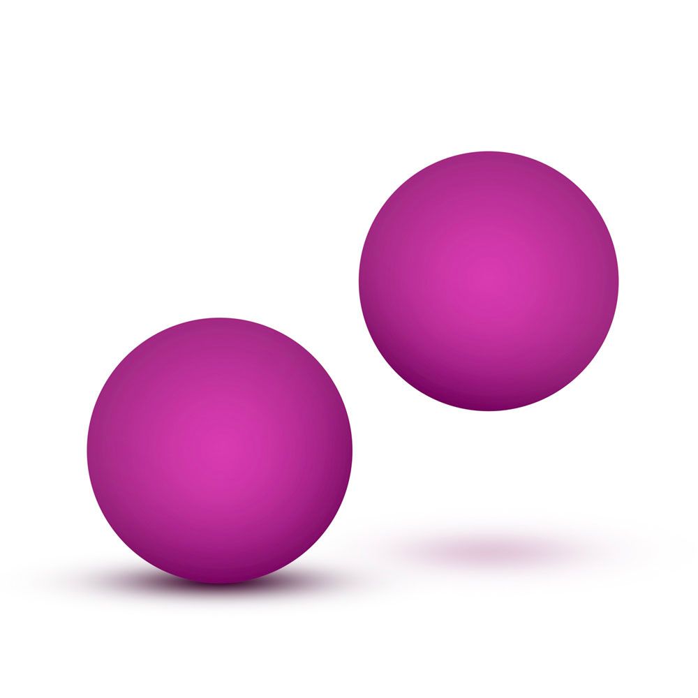 Luxe Pink Double O Kegel Balls Weighted 1.3 Ounce - Image 2
