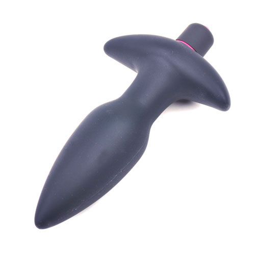 Silicone Butt Plug With Vibrating Bullet - Image 2