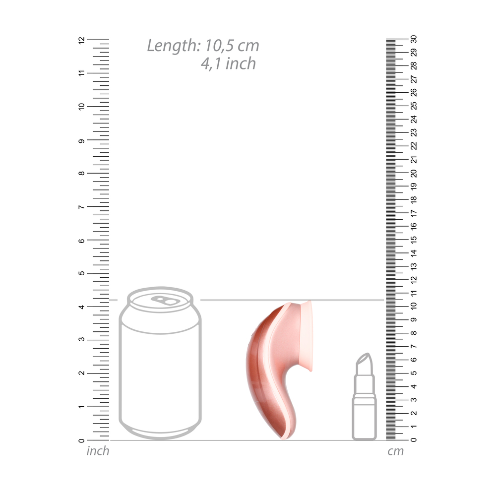 Twitch Rose Gold Hands Free Suction And Vibration Toy - Image 3