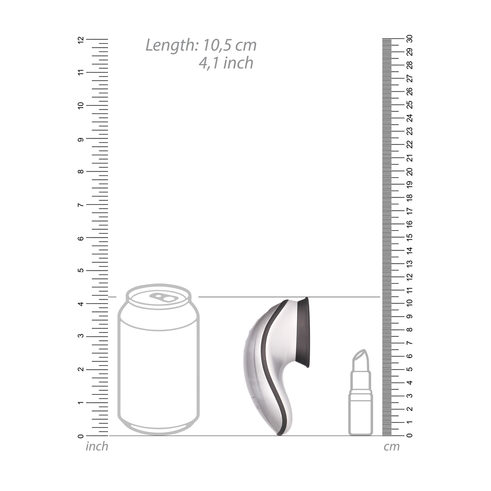 Twitch Silver Hands Free Suction And Vibration Toy - Image 3