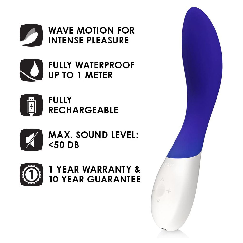 Lelo Mona Wave Vibrator Midnight Blue - Image 2