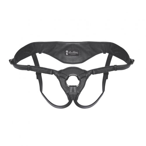 Lux Fetish Patent Leather Strap On Harness - Image 2