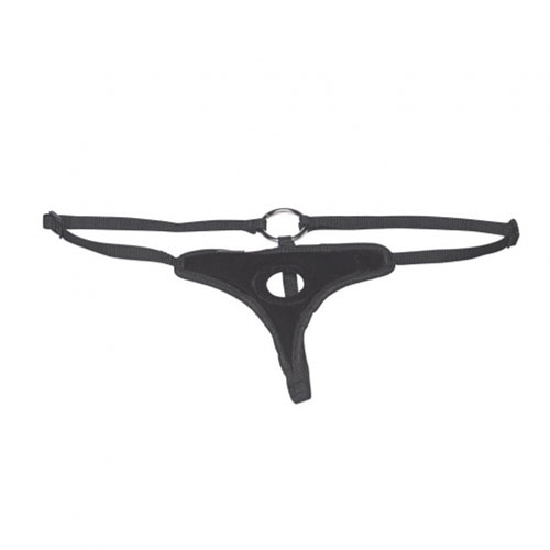 Lux Fetish Velvet Bikini Strap On Harness - Image 2