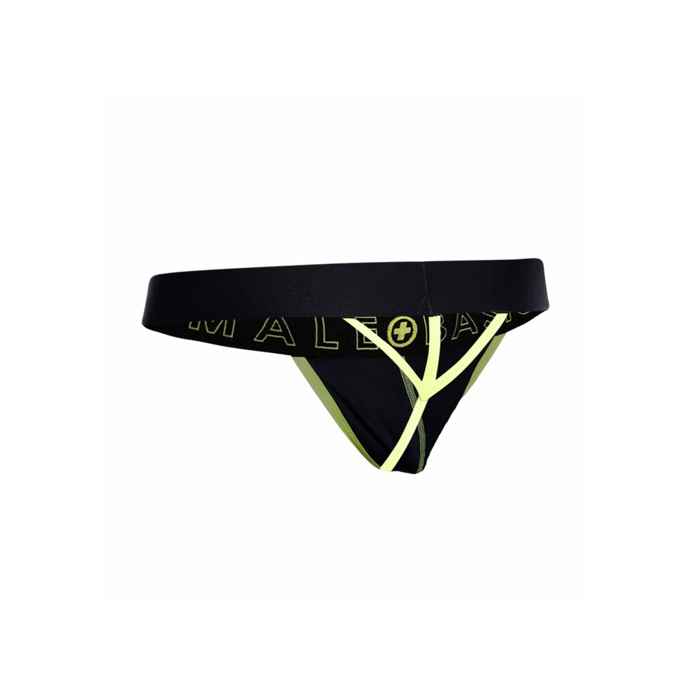 Male Basics Neon Thong Yellow - Image 4