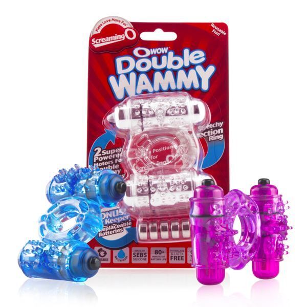 Screaming O Wow Double Wammy Vibrating Cock Ring - Image 4