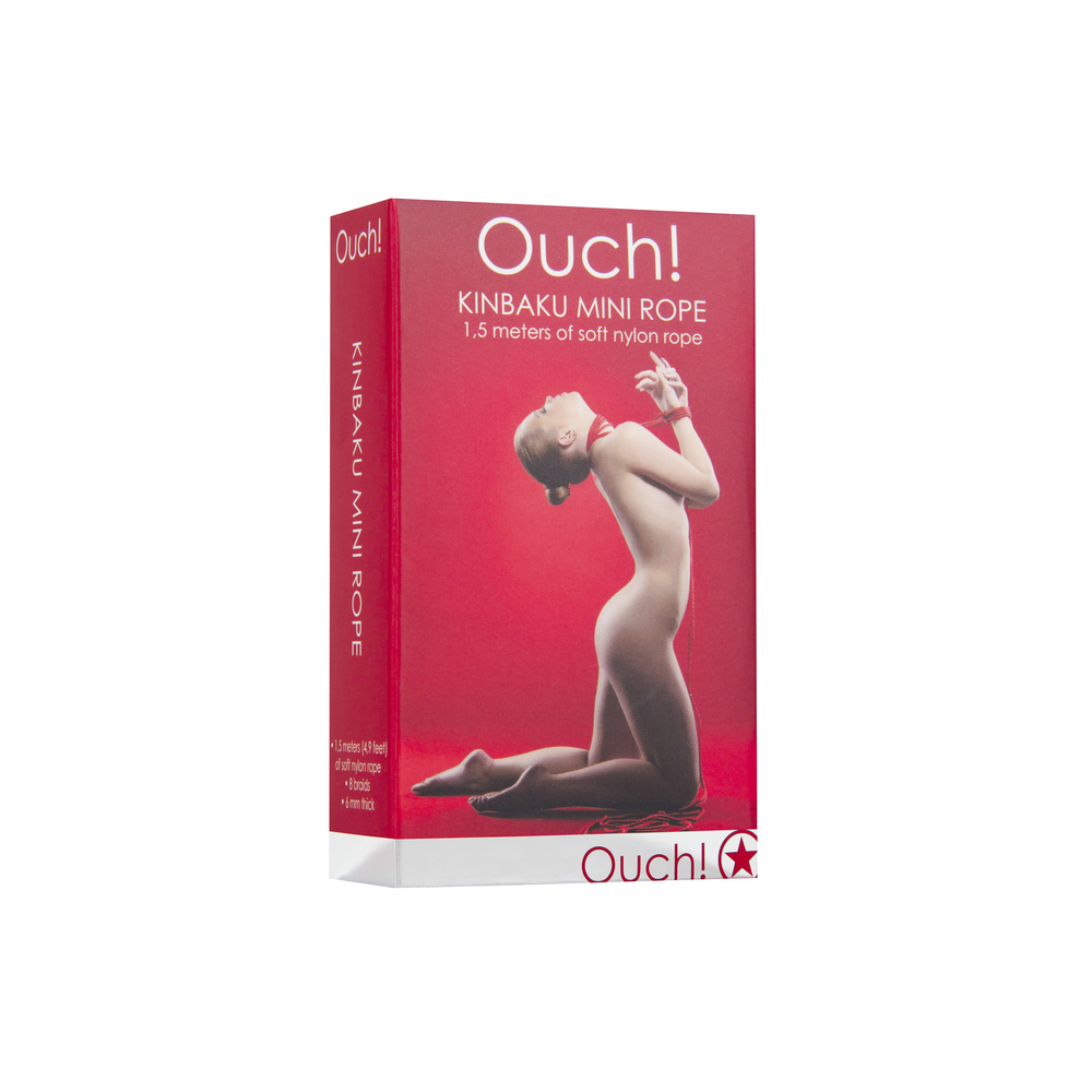 Ouch 1.5 Meters Kinbaku Mini Rope Red - Image 3
