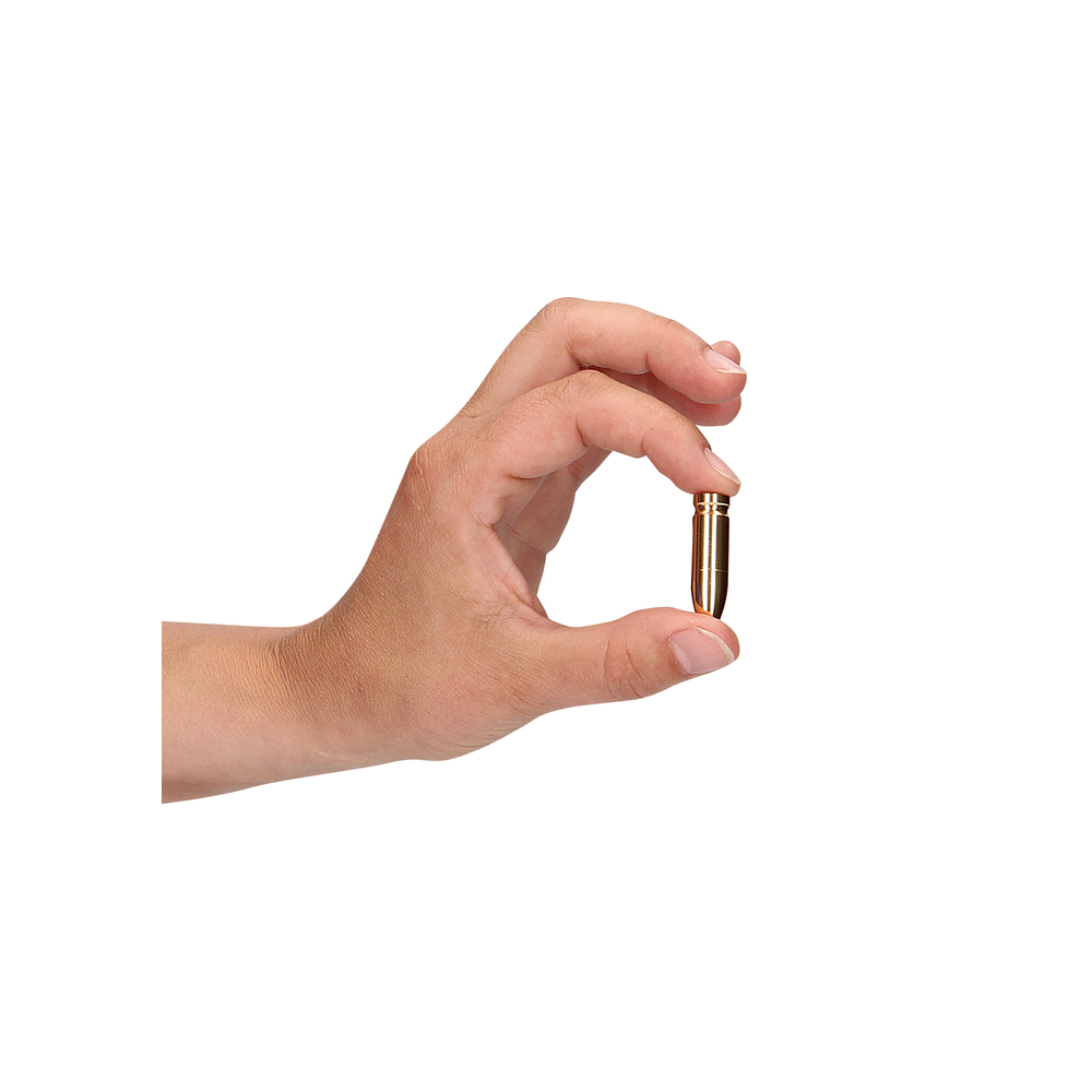 Ouch Magnetic Nipple Clamps Diamond Bullet Gold - Image 3