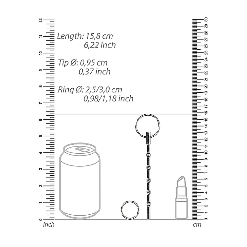 Ouch Stainless Steel Dilator With Ring - Image 2