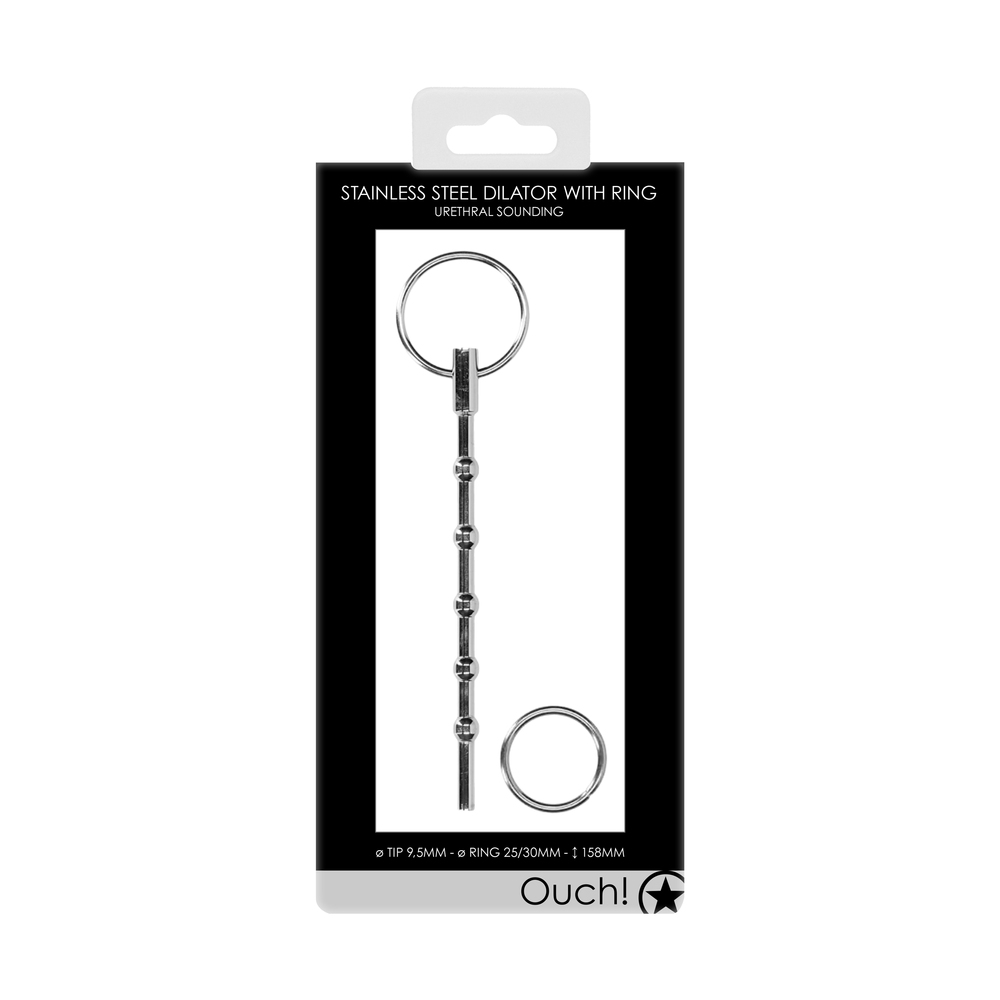 Ouch Stainless Steel Dilator With Ring - Image 3
