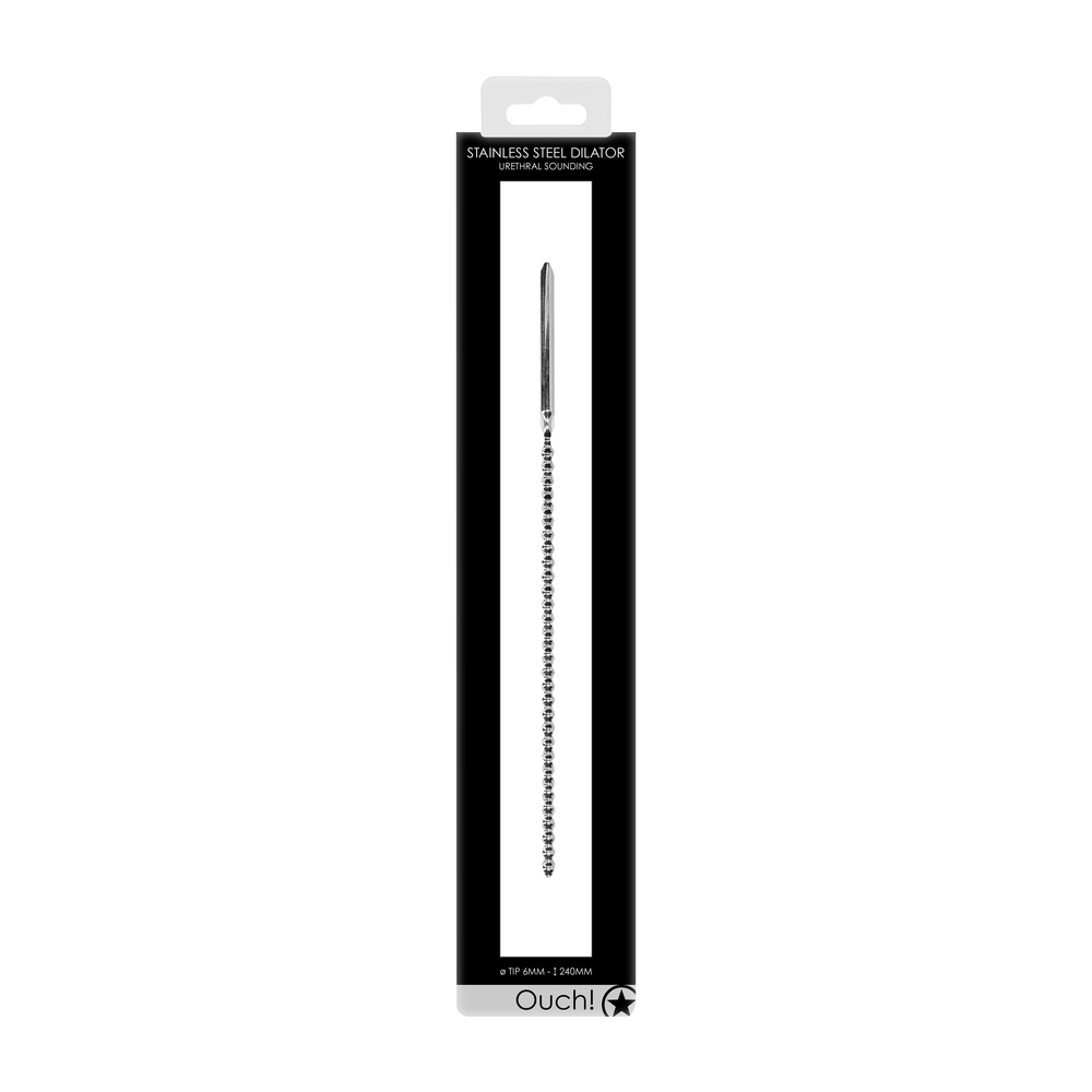 Ouch Urethral Sounding Stainless Steel Bumpy Dilator - Image 3
