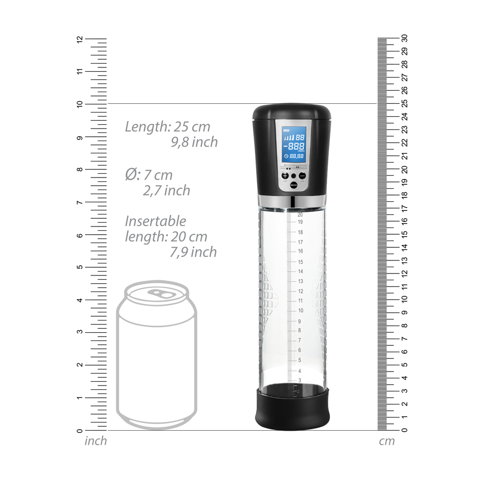 Premium Rechargeable Automatic LCD Penis Pump - Image 4