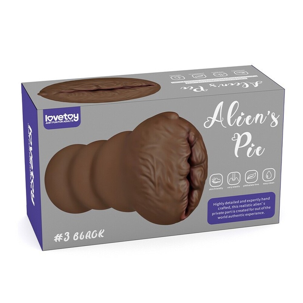 Lovetoy Aliens Pie Number 3 Masturbator Flesh Brown - Image 4