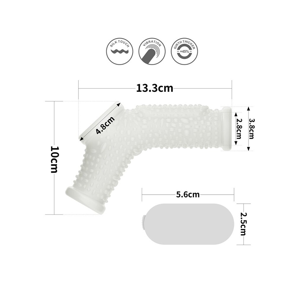 Lovetoy Drip Knights Ring Vibrating Penis Sleeve - Image 3
