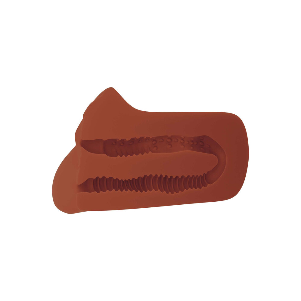 PDX Plus Pick Your Pleasure Stroker Flesh Brown - Image 3