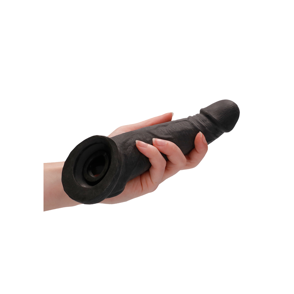 RealRock 8 Inch Penis Sleeve Black - Image 4