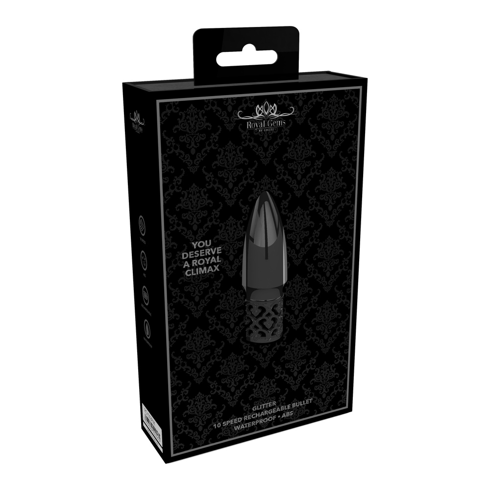 Royal Gems Glitter Rechargeable Bullet Gun Metal - Image 2