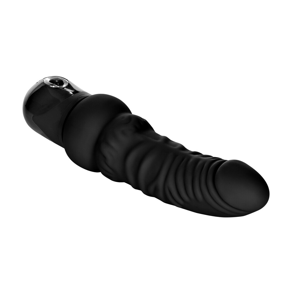 Bendie Power Stud Curvy Vibrator Waterproof Black 6.75 Inch - Image 3