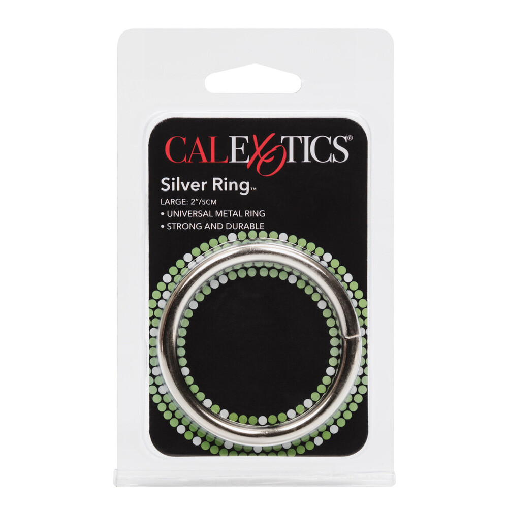 Large Silver Cock Ring - Image 3