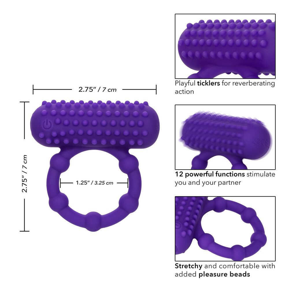 5 Bead Maximus Rechargeable Cock Ring - Image 2