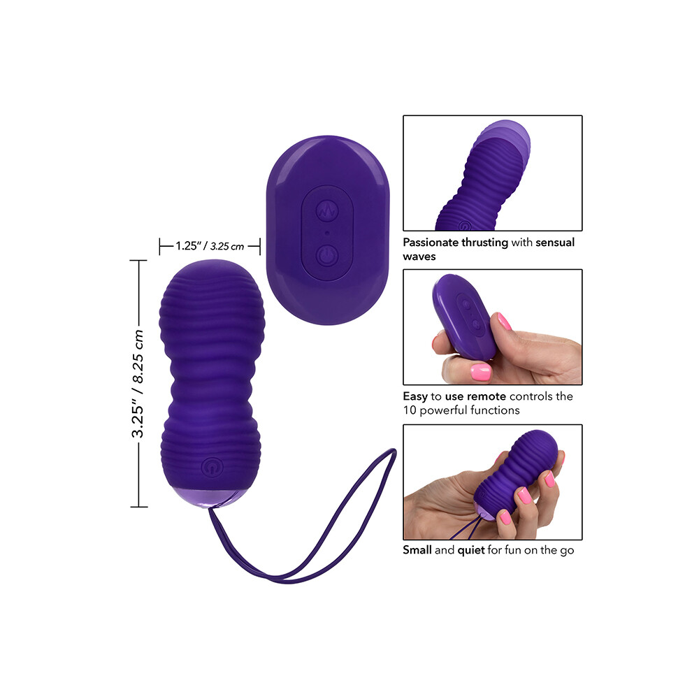 Slay THRUSTME Remote Control Ribbed Bullet - Image 4