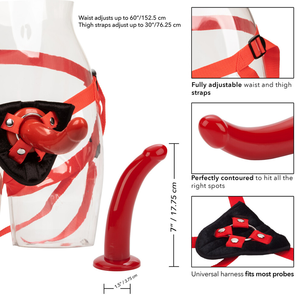 Sophias Red Rider Strap On Dildo - Image 3