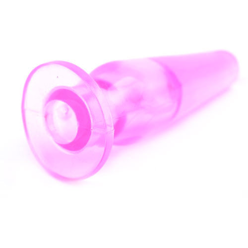 Mini Butt Plug With Finger Hole Pink - Image 2
