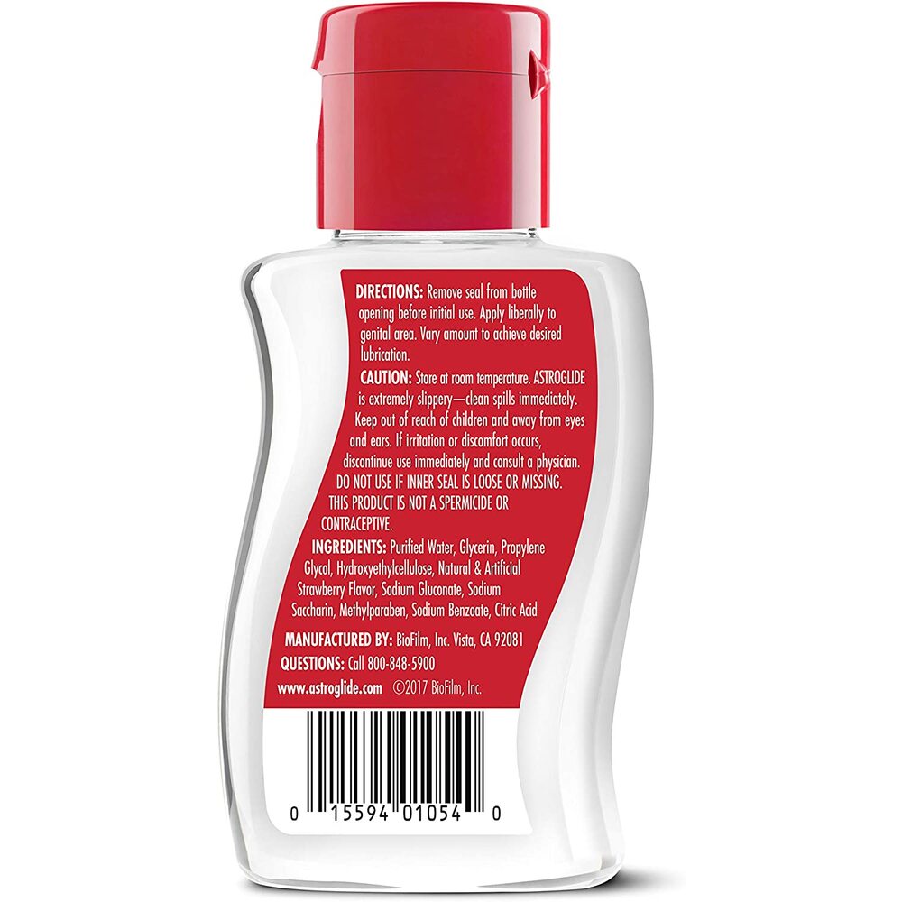 Astroglide Strawberry Lubricant 2.5oz - Image 2