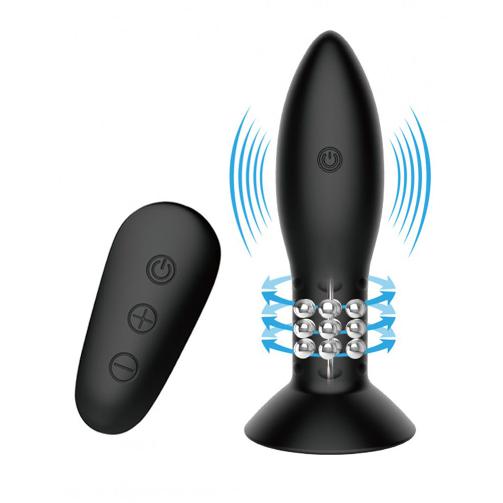 Mr Play Rotation Beads Anal Plug - Image 3